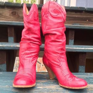 Jessica Simpson Slouchy Cowgirl Boots